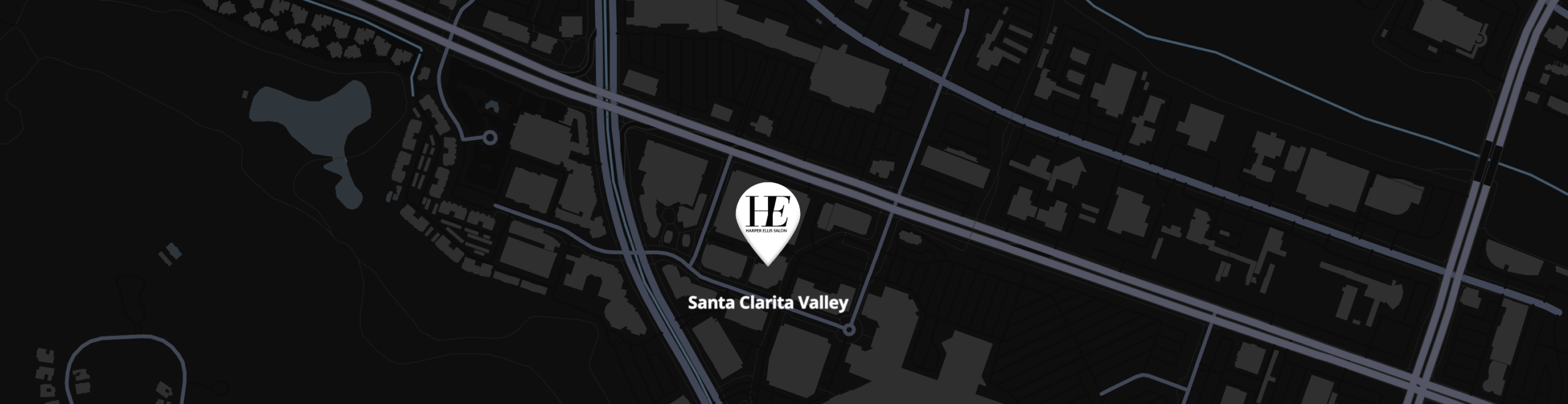 Harper Ellis Salon - Santa Clarita Valley Map